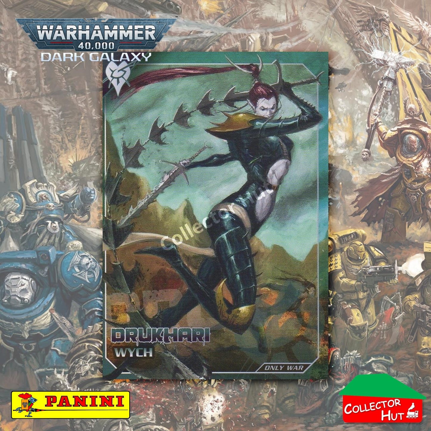 PANINI Warhammer 40,000 Dark Galaxy Only War Base Trading Cards #1-225