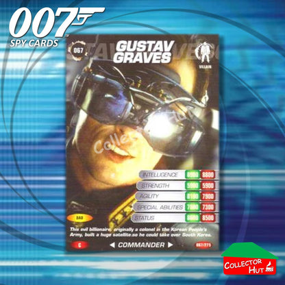 James Bond 007 Commander Spy Cards BASE COMMON YOU CHOOSE