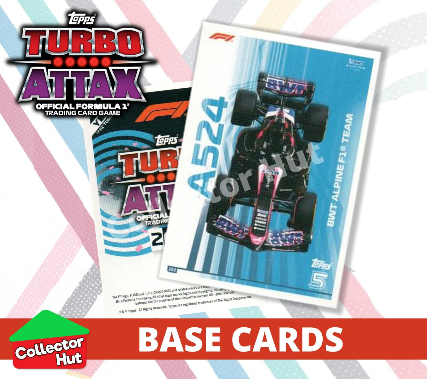 Topps Turbo Attax Formula 1 F1 2024 #167-312 Base Cards YOU CHOOSE