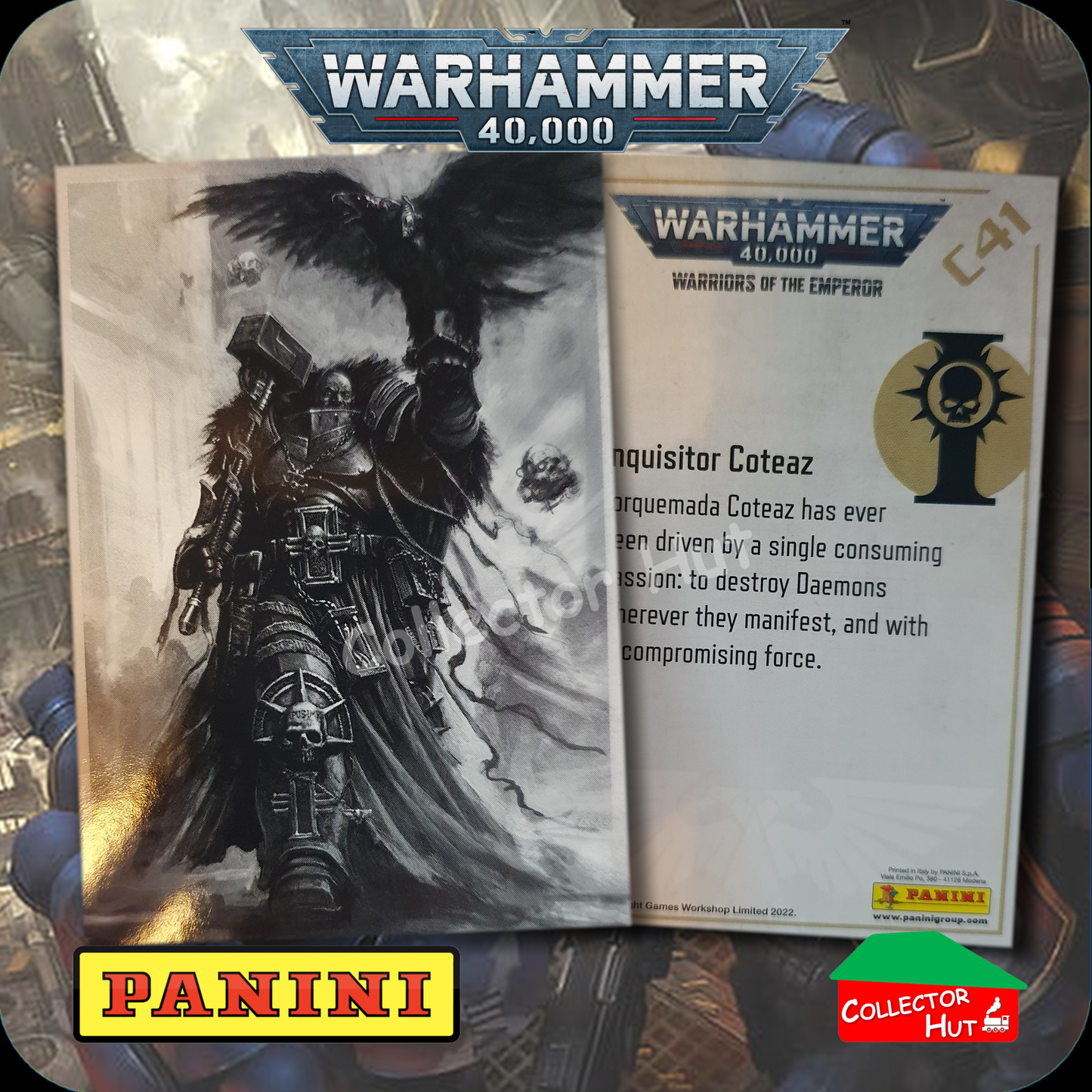 PANINI Warhammer 40,000 40k Warriors of the Emperor Trading Cards You Choose