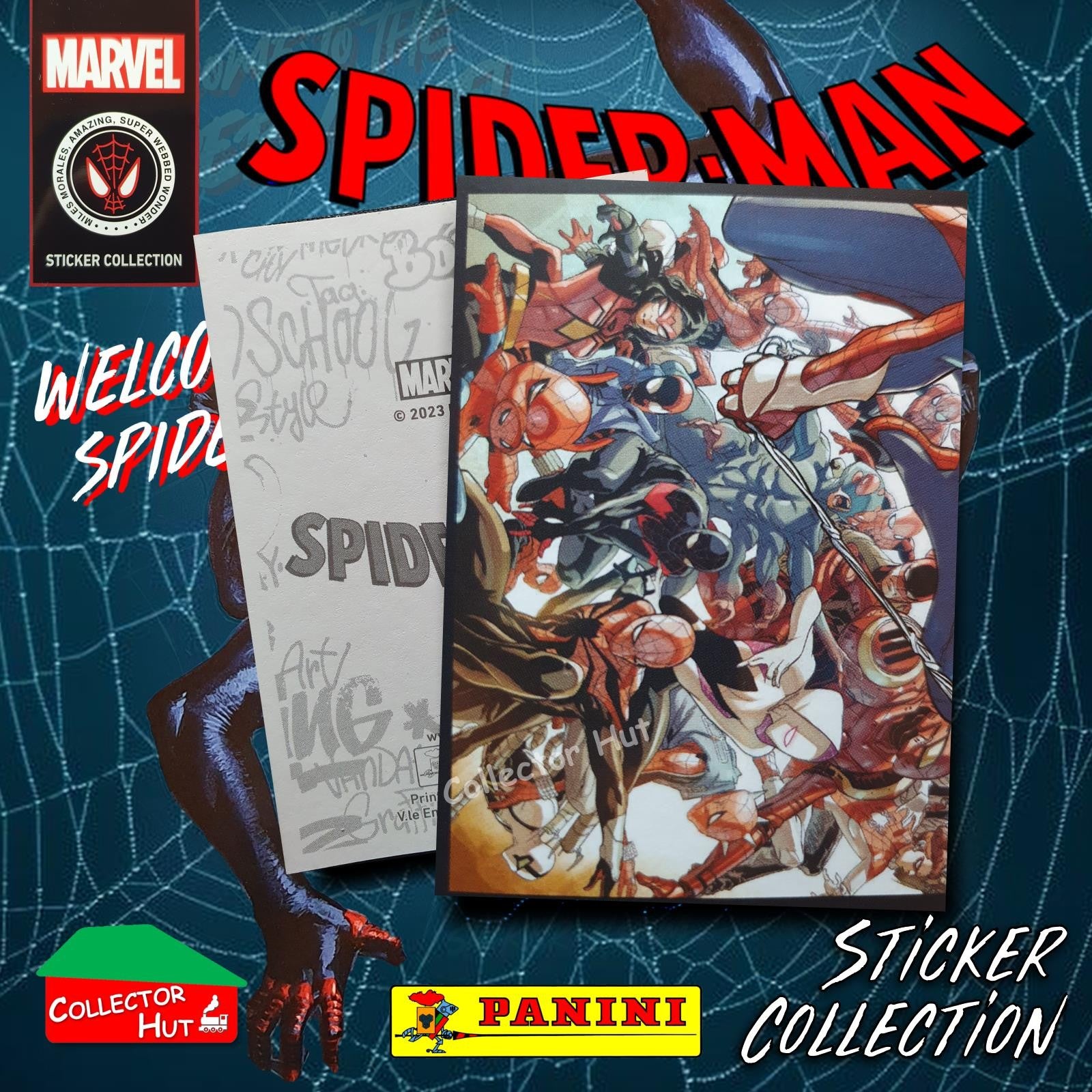 Panini Spider-Man Spider-Verse 2023 Collection Sticker Singles #1-163 & F1-30