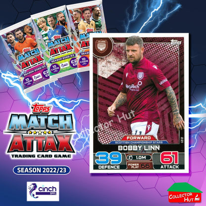 TOPPS MATCH ATTAX SPFL 2022/23 #163-264 Choose Your Card