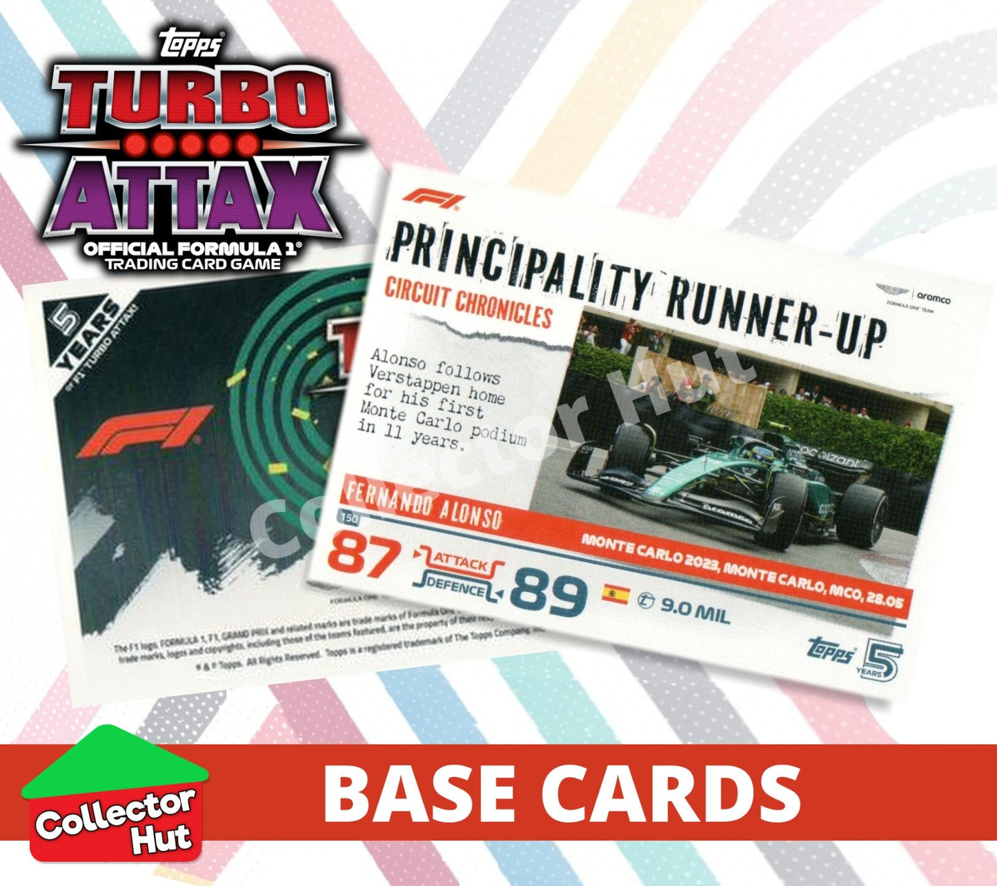 Topps Turbo Attax Formula 1 F1 2024 #1-166 Base Cards YOU CHOOSE