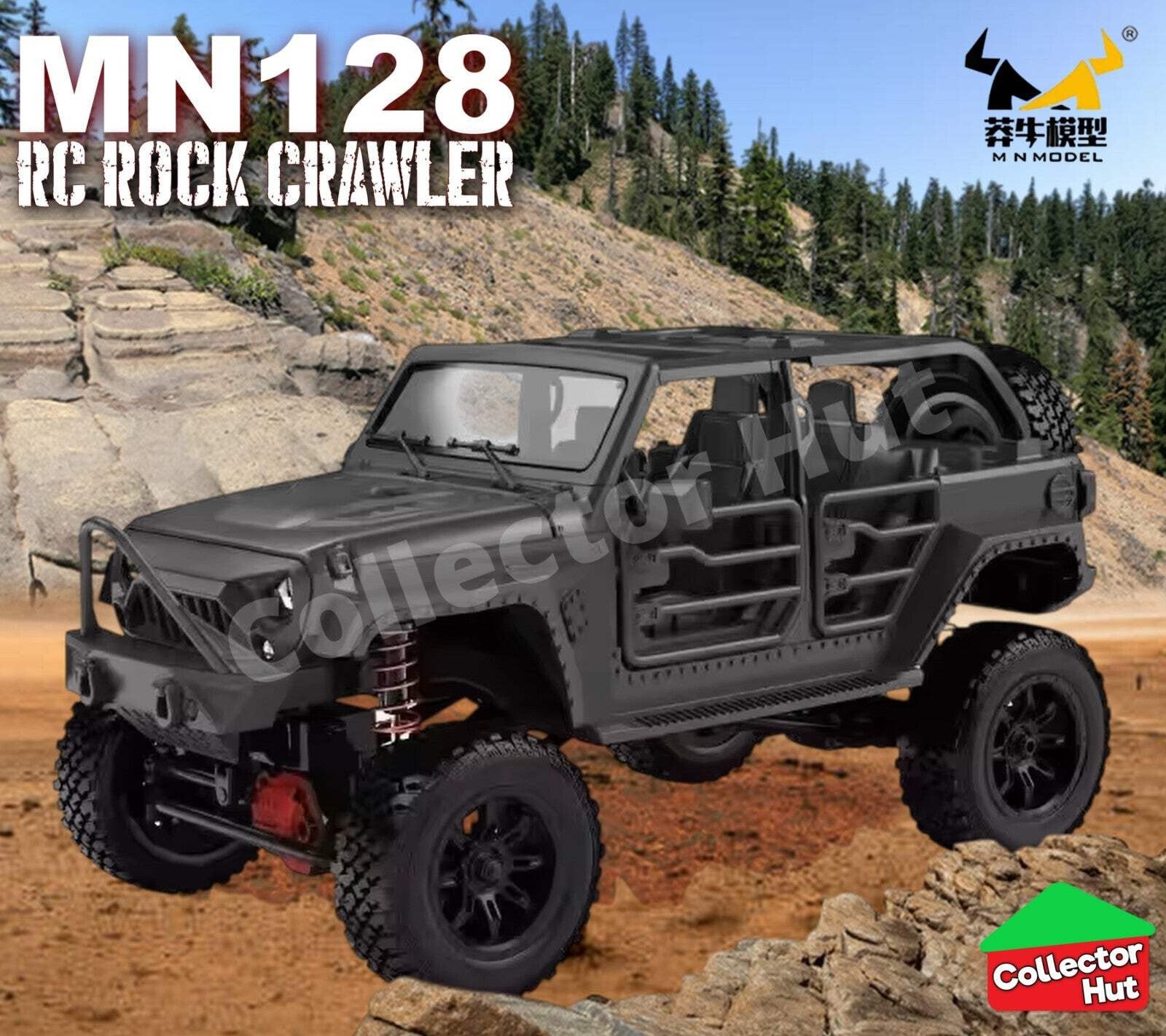 MN128 RC Rock Crawler 1:12 Scale Premium Design Upgradable