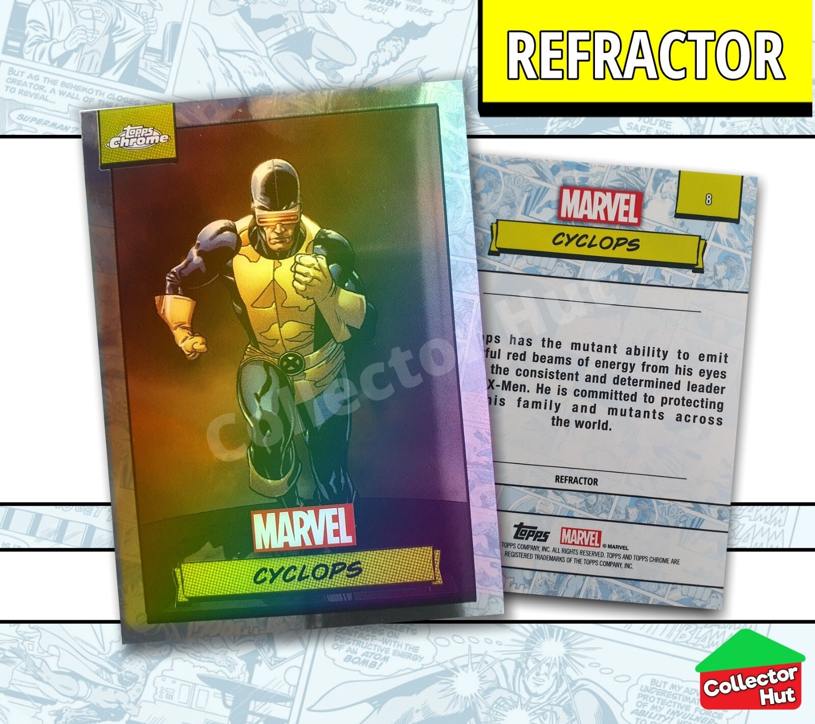 Marvel Topps Chrome 2024 REFRACTOR Card Collection YOU CHOOSE
