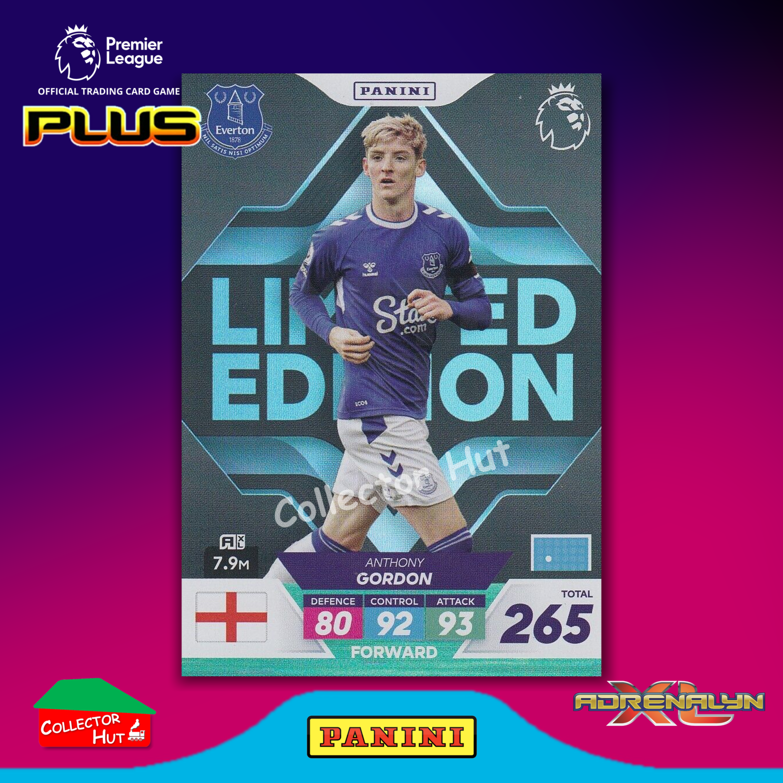 Panini Premier League Adrenalyn XL PLUS 2023 2022/23 GOLDEN BALLER & LIMITED
