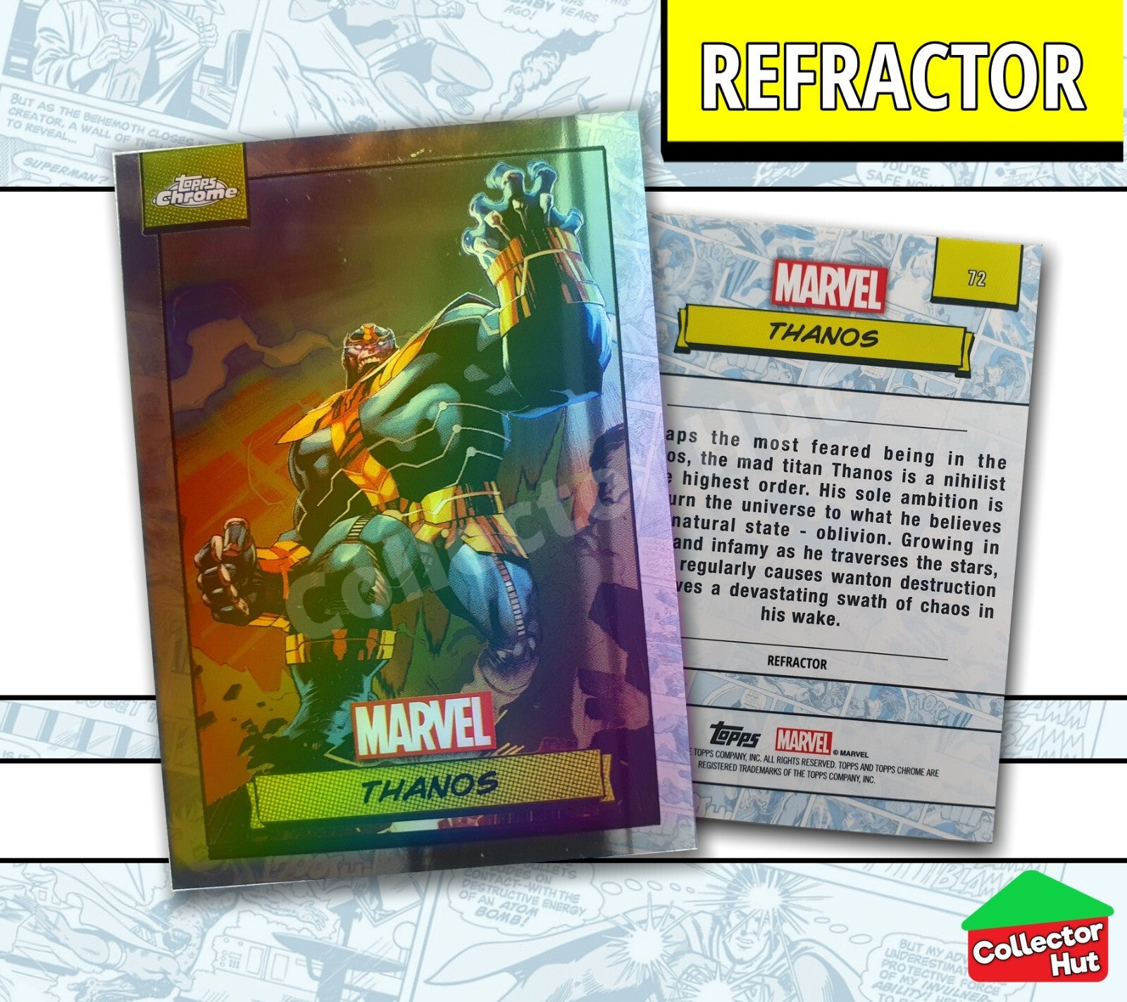 Marvel Topps Chrome 2024 REFRACTOR Card Collection YOU CHOOSE