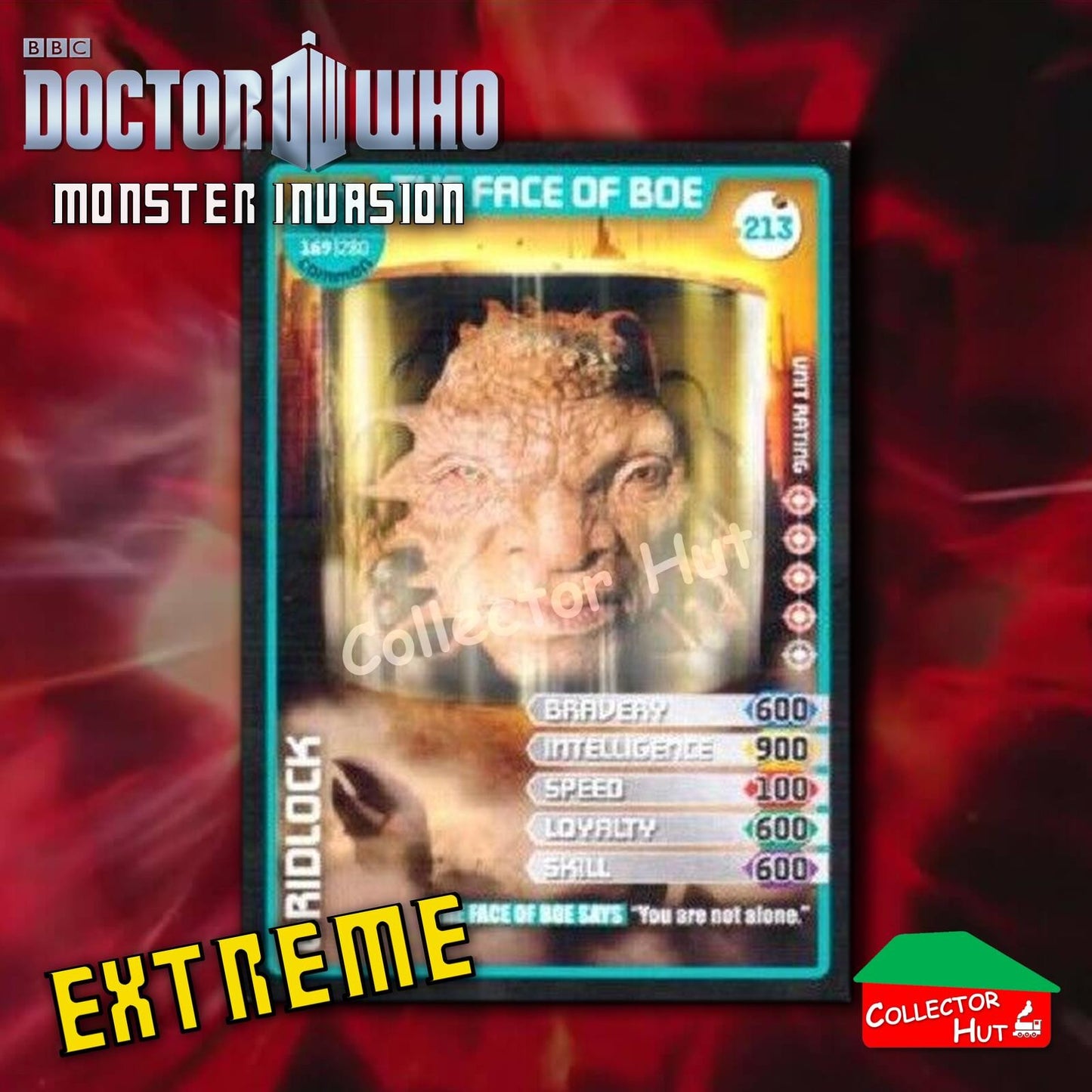 DOCTOR WHO Monster Invasion EXTREME Cards 166-344 New Fresh & Sleeved YOU CHOOSE