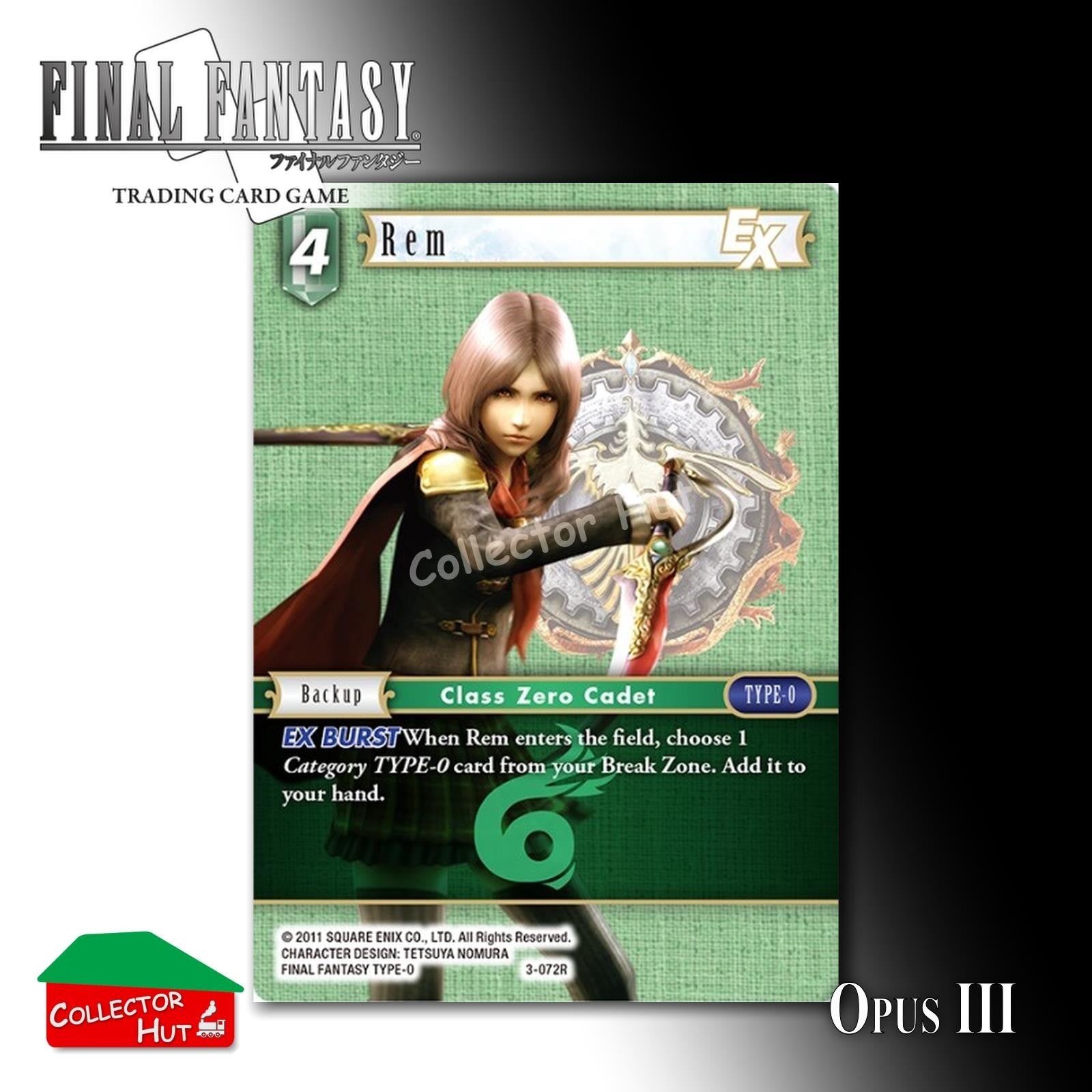 Final Fantasy Trading Card Game OPUS III 3 FOIL CARDS You Choose
