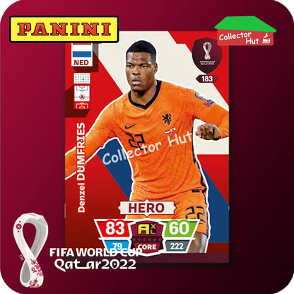 Panini Adrenalyn XL Qatar World Cup 2022 Trading Cards BASE SET #145-288