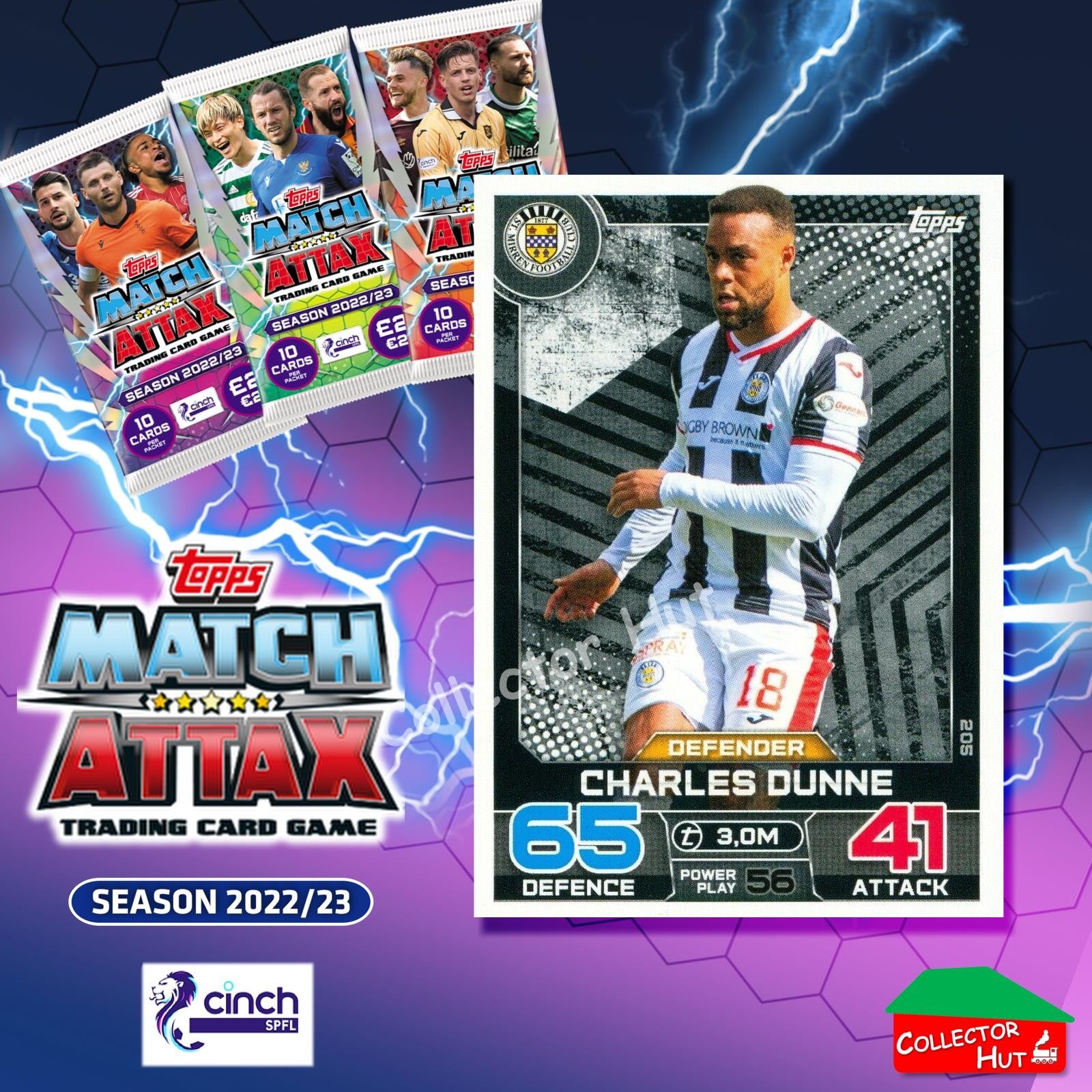 TOPPS MATCH ATTAX SPFL 2022/23 #163-264 Choose Your Card