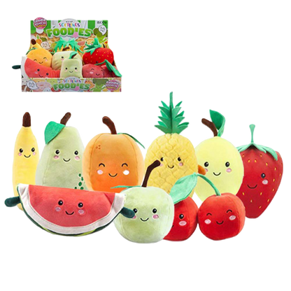 Softlings Foodies Plush 16cm FRUITY Ultra Novelty Soft Toys BNWT