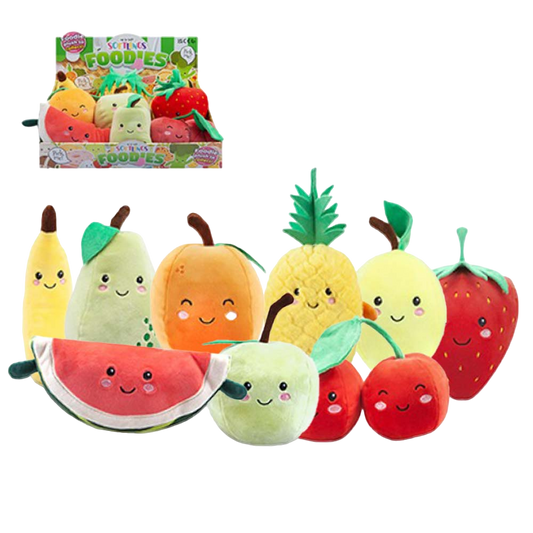Softlings Foodies Plush 16cm FRUITY Ultra Novelty Soft Toys BNWT