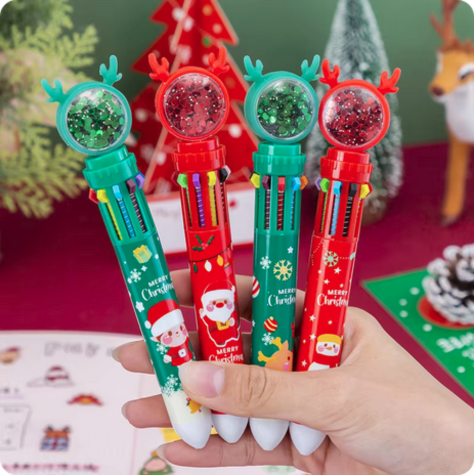 Novelty Ballpoint Pens 10 Colour MULTI-PACKS 4pcs 6pcs for Children
