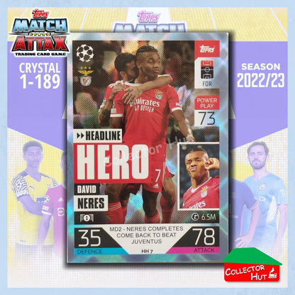 Topps Match Attax Extra 2022/23 Parallel CRYSTAL & EMERALD Cards YOU CHOOSE