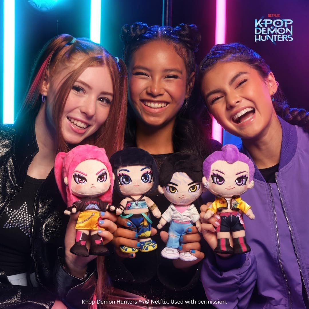 K-Pop Demon Hunters 20cm Plush Collection Genuine Netflix Jazwares