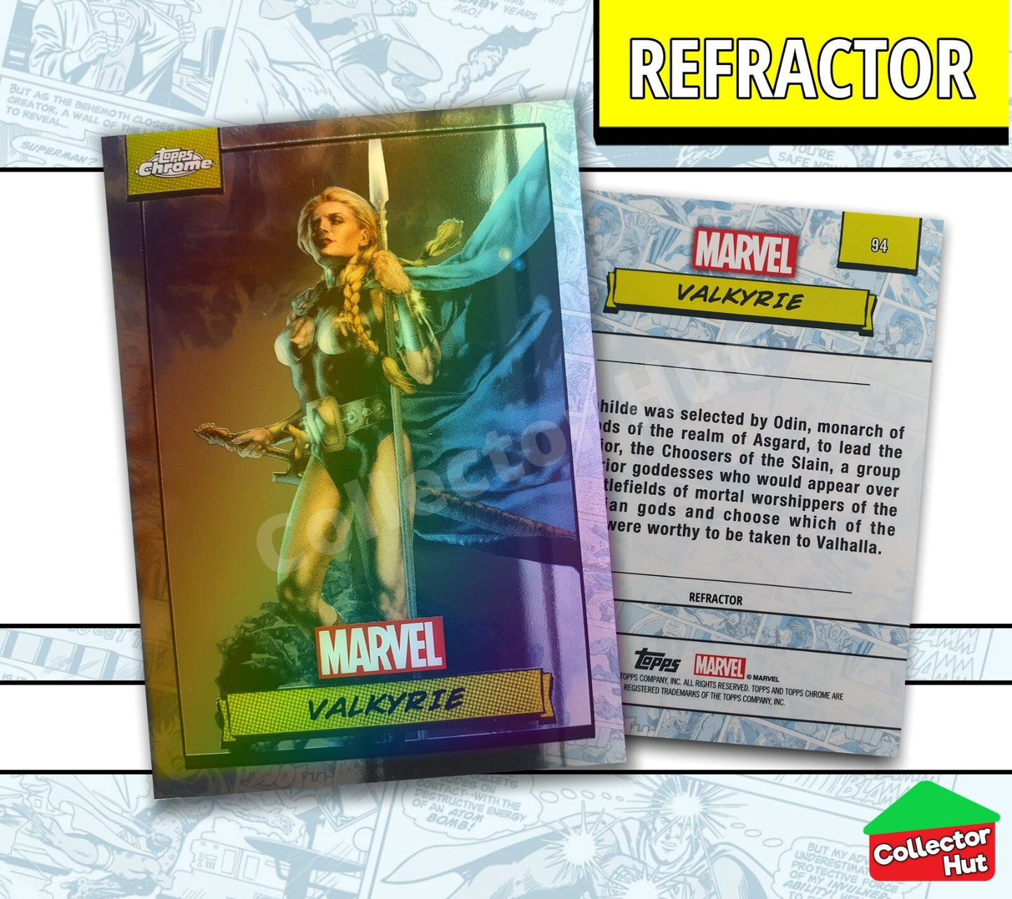 Marvel Topps Chrome 2024 REFRACTOR Card Collection YOU CHOOSE