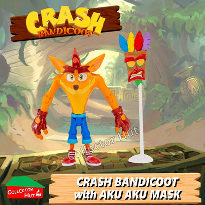 CRASH BANDICOOT Action Figures with MASKS