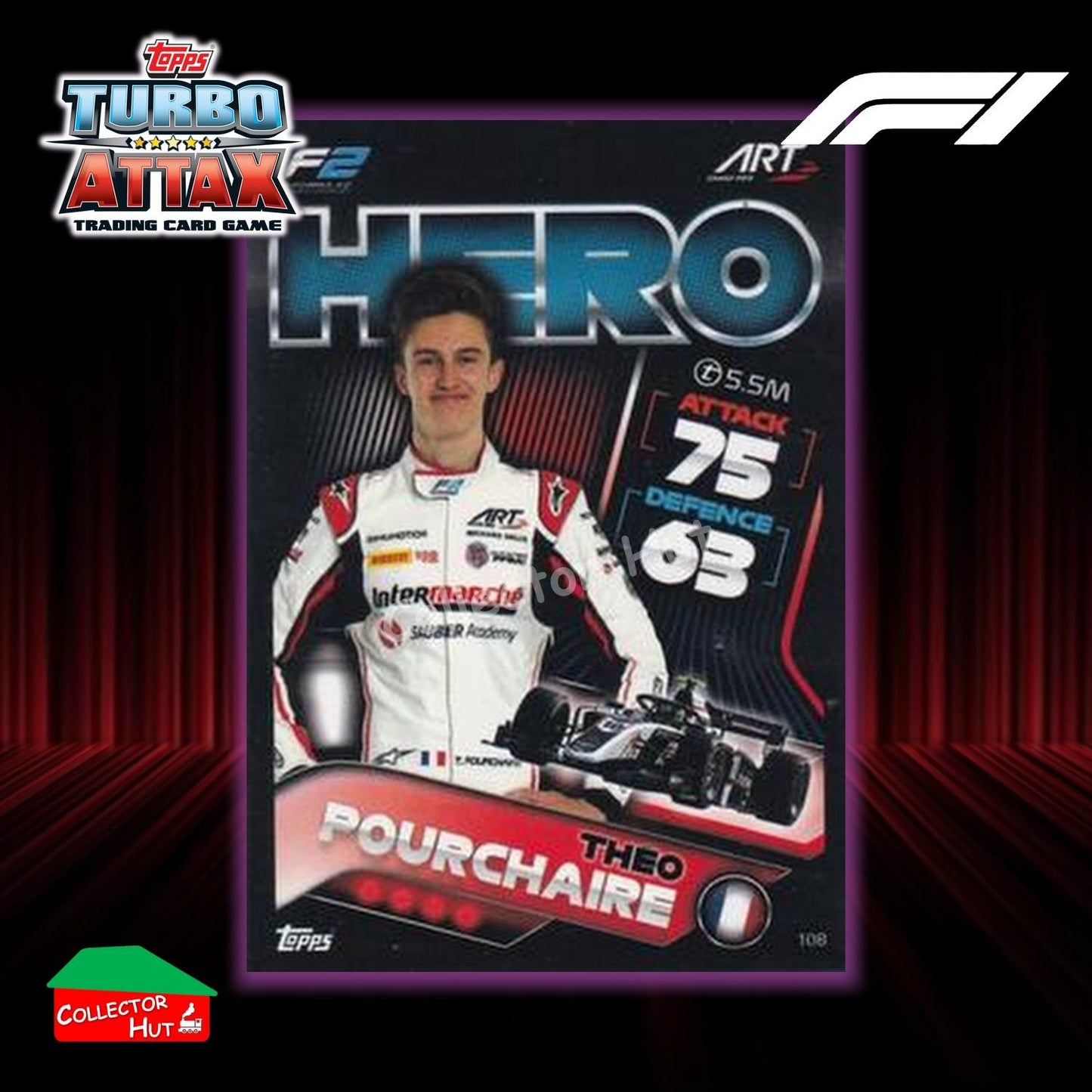 Topps Turbo Attax Formula 1 F1 2022 #1-131 Base Cards YOU CHOOSE