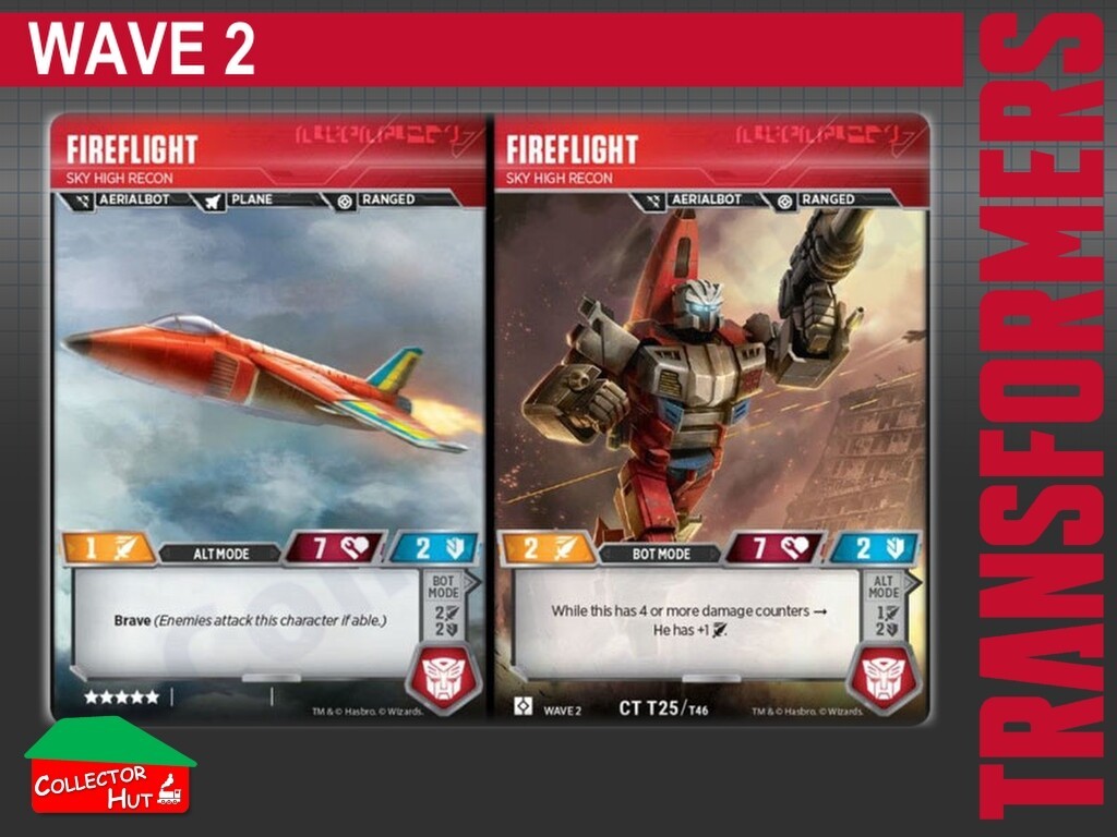 Transformers TCG CHARACTER Trading Cards All Waves