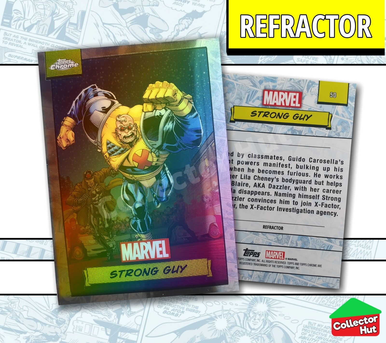 Marvel Topps Chrome 2024 REFRACTOR Card Collection YOU CHOOSE