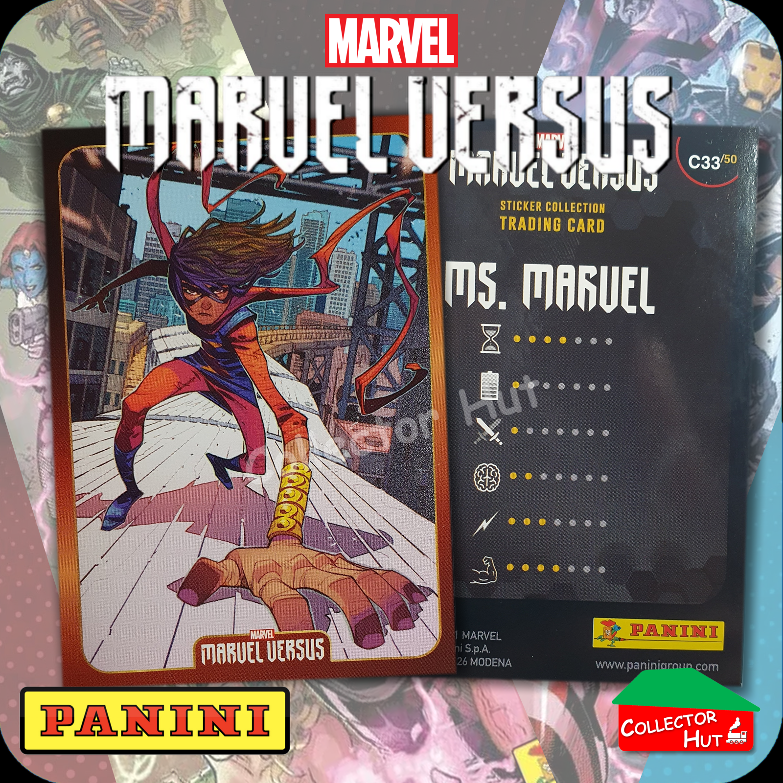 Panini Marvel Versus 2022 Series Trading Cards 1-50 NEW FRESH You Choose