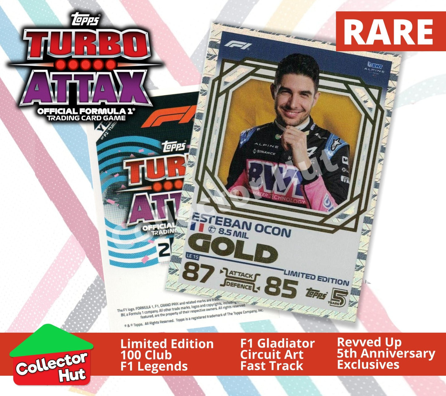 Topps Turbo Attax Formula 1 F1 2024 #313-344 RARE Limited Cards YOU CHOOSE
