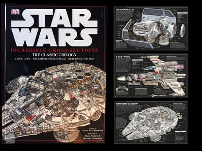 Star Wars The Complete Vehicle Cross-Sections & Blueprints DK Hardback 2012