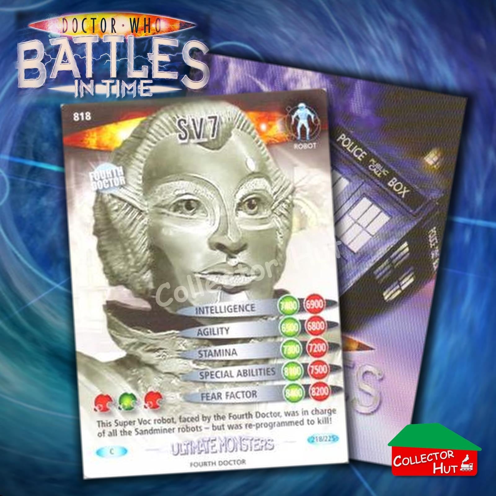 DOCTOR WHO Battles in Time #601-825 ULTIMATE MONSTERS RARE & COMMON Cards
