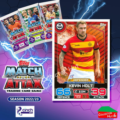 TOPPS MATCH ATTAX SPFL 2022/23 #163-264 Choose Your Card