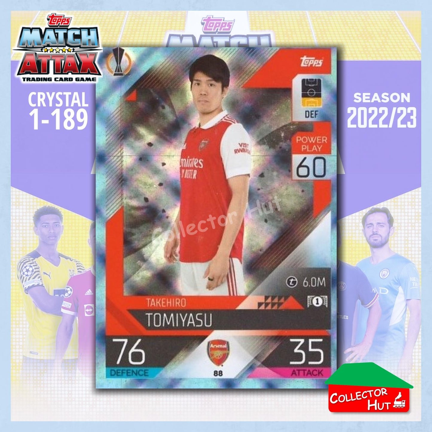 Topps Match Attax Europa Champions League 2022/23 Crystal Parallel Cards 1-189