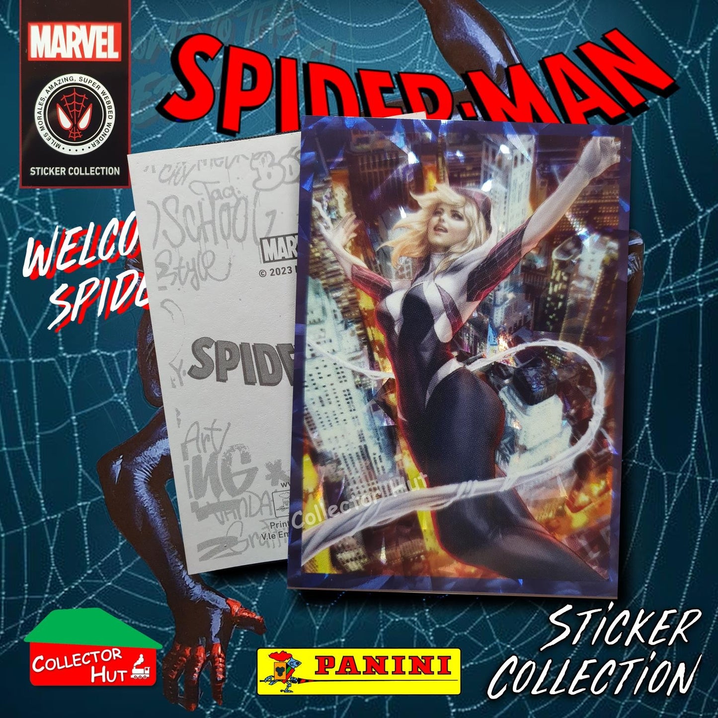 Panini Spider-Man Spider-Verse 2023 Collection Sticker Singles #1-163 & F1-30