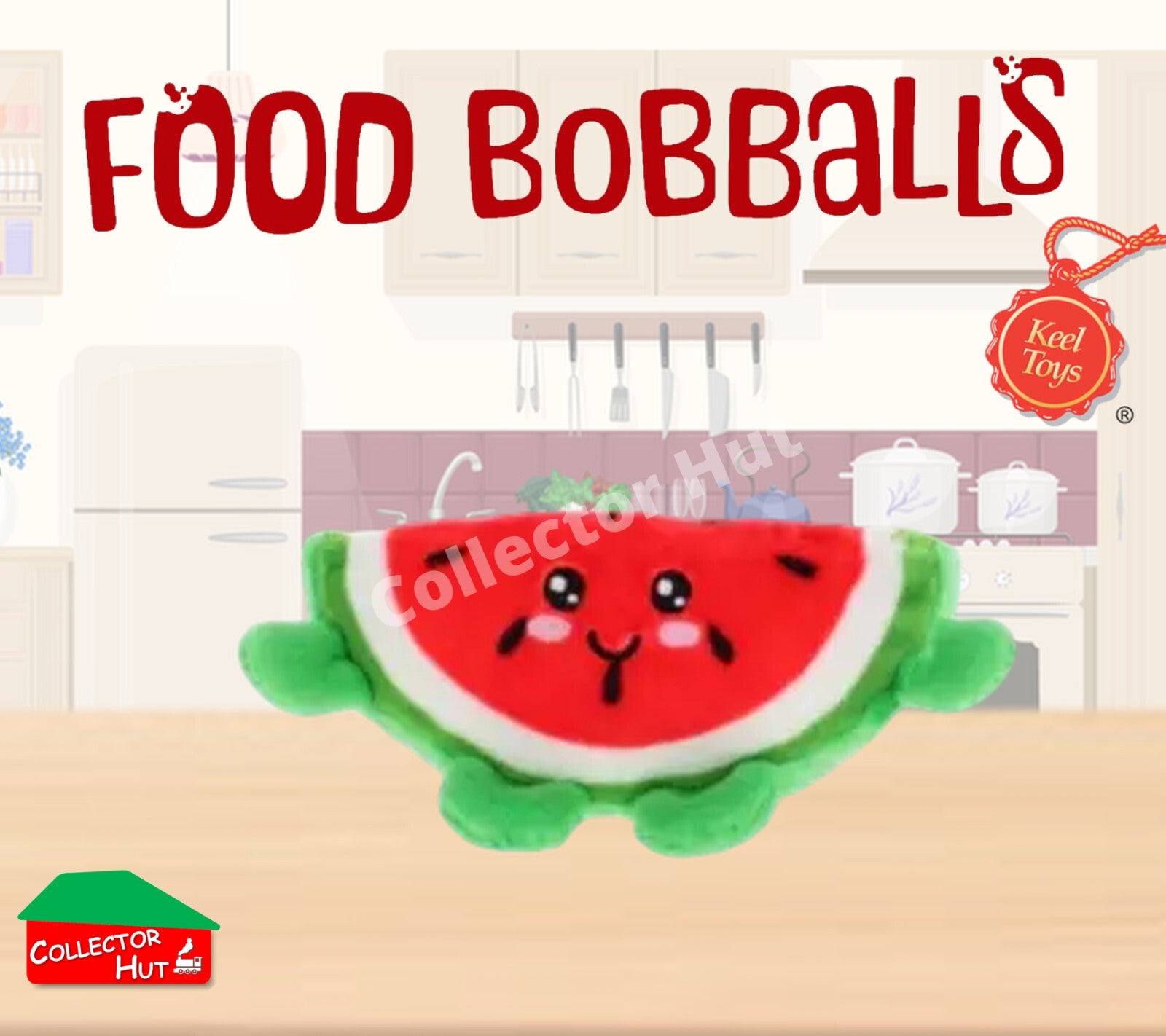 Food Bobballs Plush Toys Super Cute 8cm Collectible Characters from Keel