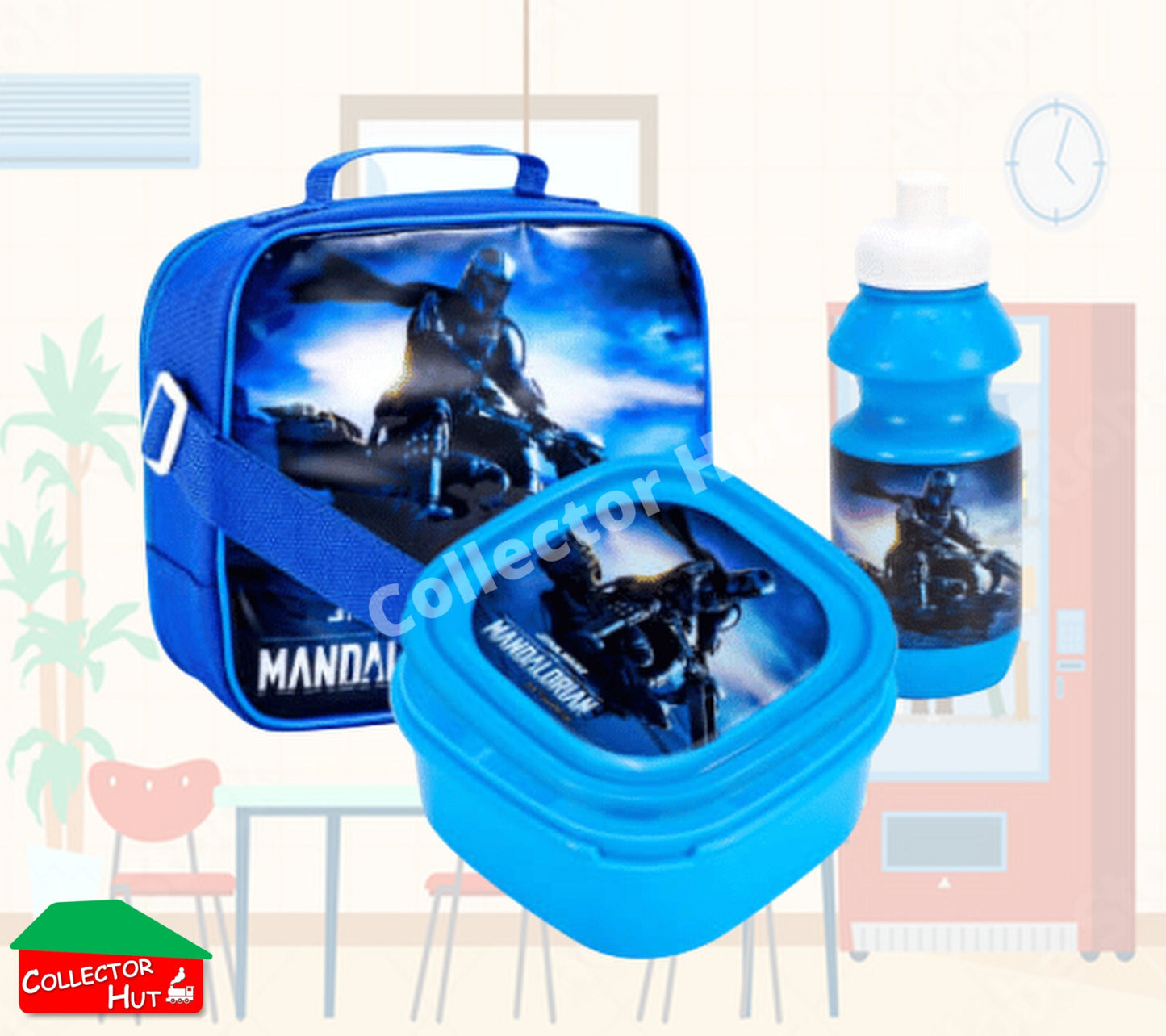 Boys Girls Kids Childrens School Lunch Sets Junior Novelty Character Bag
