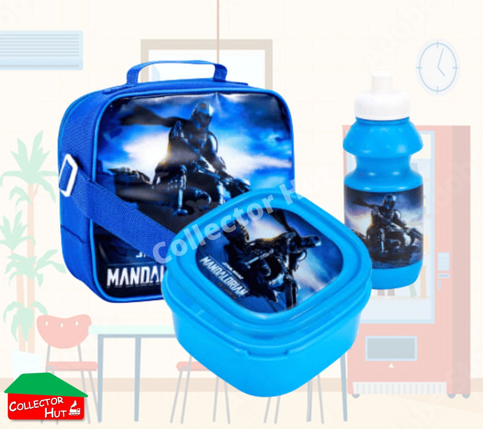 Boys Girls Kids Childrens School Lunch Sets Junior Novelty Character Bag