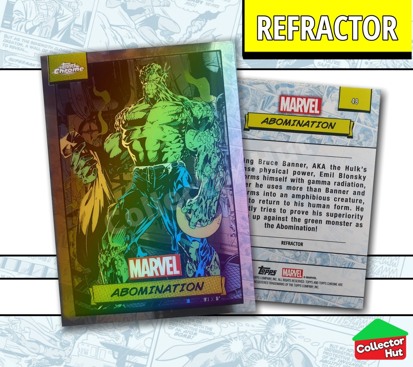 Marvel Topps Chrome 2024 REFRACTOR Card Collection YOU CHOOSE