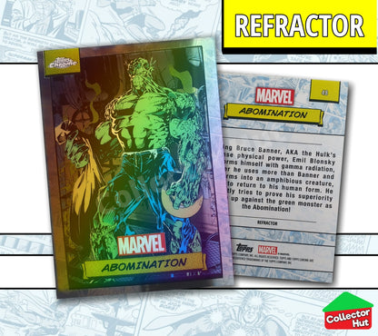 Marvel Topps Chrome 2024 REFRACTOR Card Collection YOU CHOOSE
