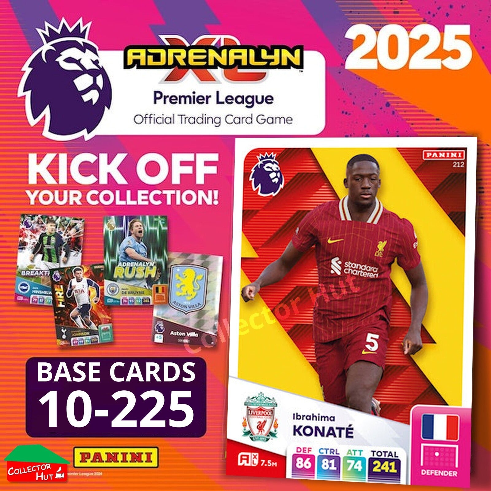 Panini Adrenalyn XL Premier League 2025 2024/25 Base & Foils #10-225
