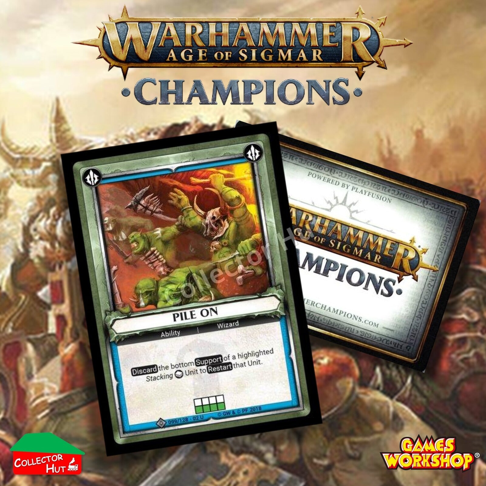 Warhammer Age of Sigmar: Champions Wave 2 ONSLAUGHT FOIL Cards CHOOSE SINGLES