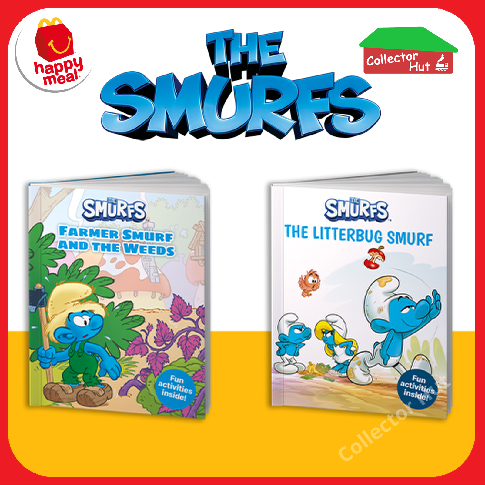 McDonald's Happy Meal Toys The Smurfs Lost Village (2017)
