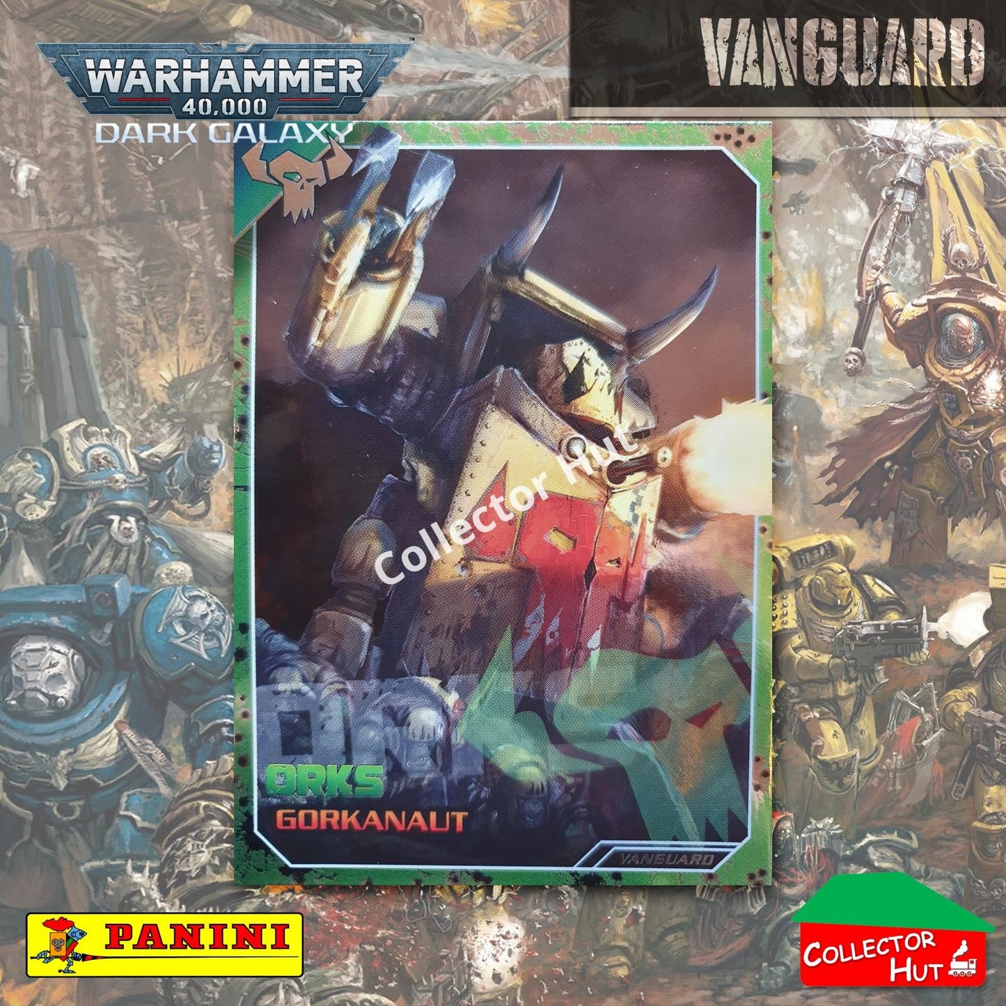 PANINI Warhammer 40,000 Dark Galaxy Parallel Trading Card Crusade Vanguard Purge