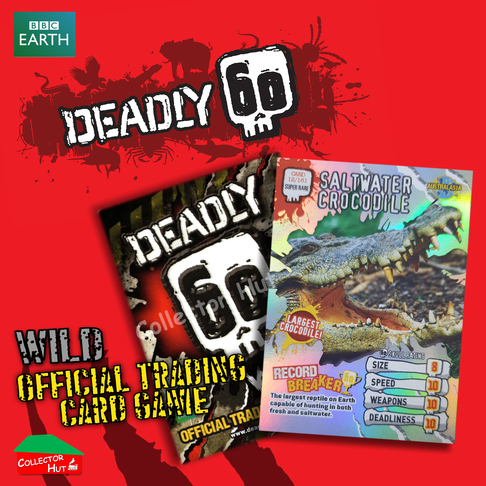 CBBC Deadly 60 Season 1, 2 & Wild FOIL RARE LIMITED Trading Cards