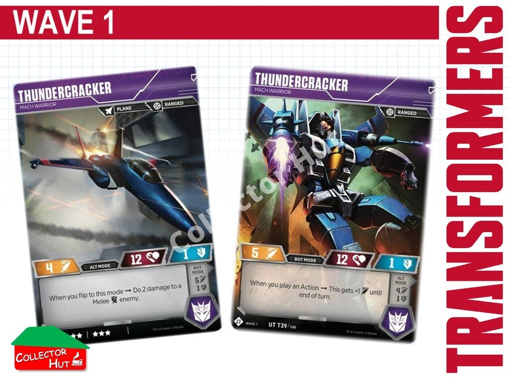 Transformers TCG CHARACTER Trading Cards All Waves