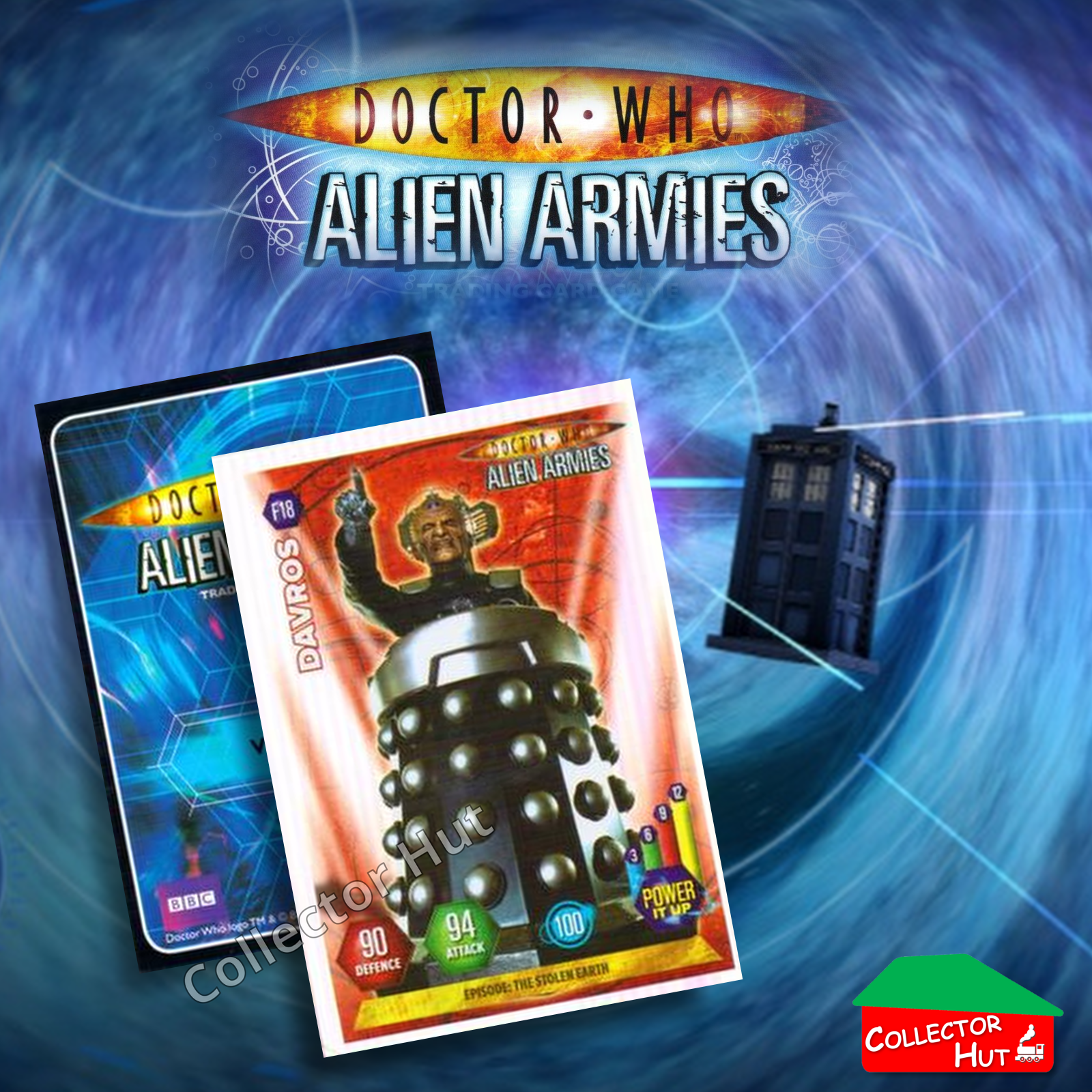 DOCTOR WHO Alien Armies Trading Cards Glitter Super Emboss Foil Cards