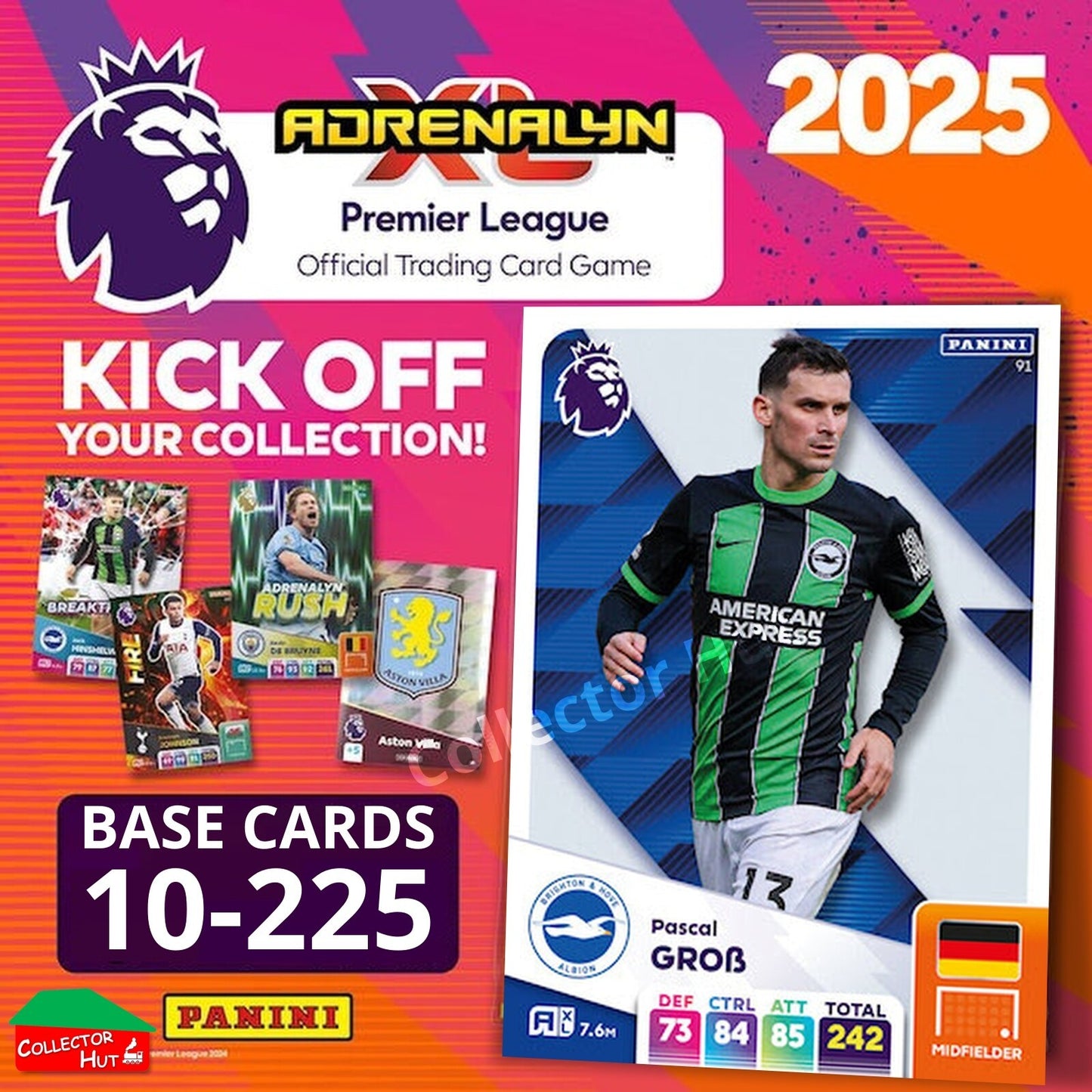 Panini Adrenalyn XL Premier League 2025 2024/25 Base & Foils #10-225