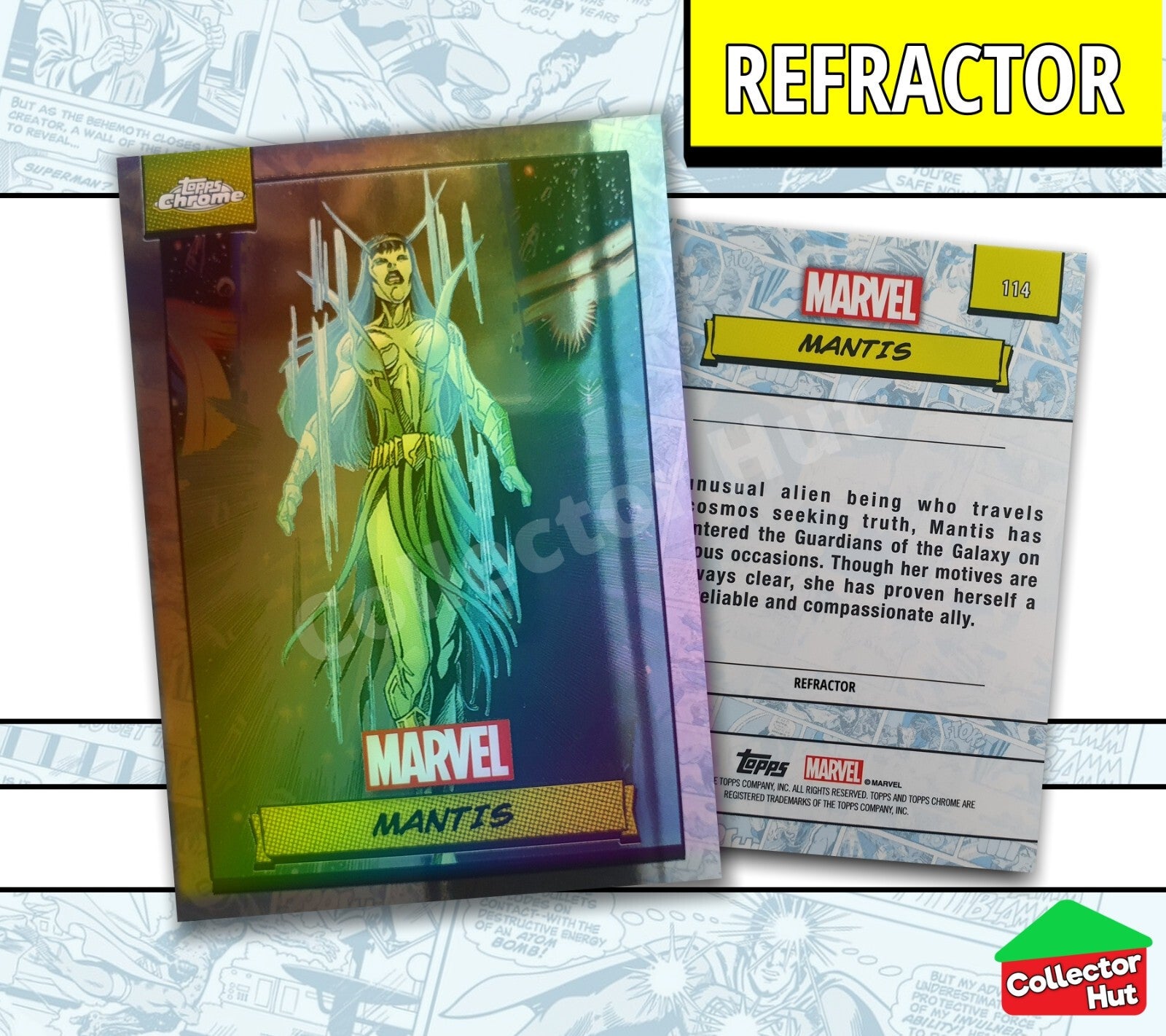 Marvel Topps Chrome 2024 REFRACTOR Card Collection YOU CHOOSE