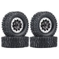RC Model Wheels Tyres 5mm Hub 68mm x 24mm 59g ALLOY BEADLOCK 4pcs Set MN82 MN99