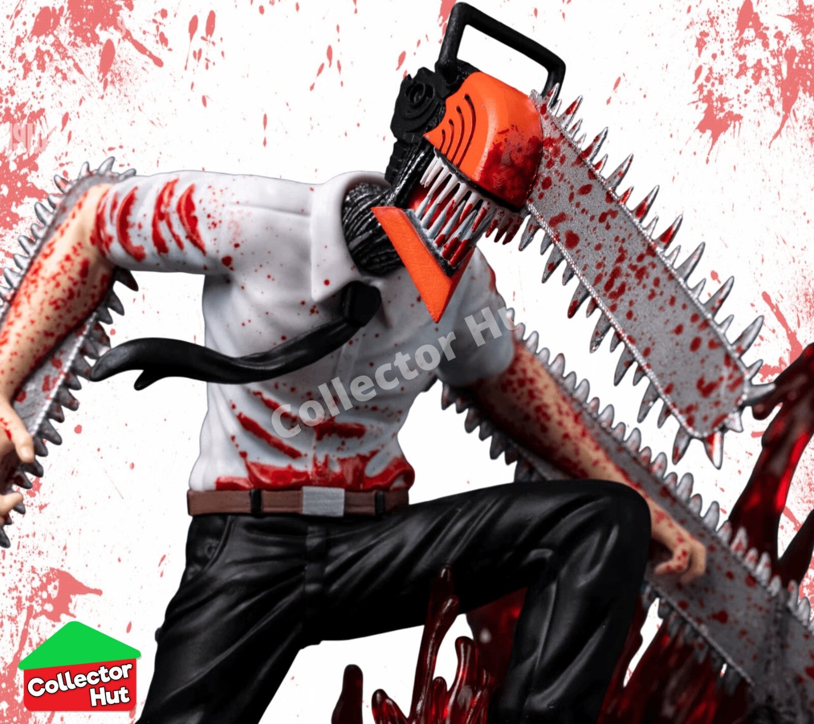 Chainsaw Man Denji Anime Action Figure 28cm Character Collectible Model Statue