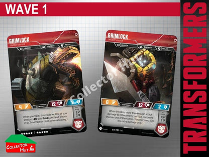 Transformers TCG CHARACTER Trading Cards All Waves