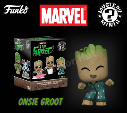 Funko Marvel Mystery Minis I am Groot Bobblehead Figures Guaridans of the Galaxy